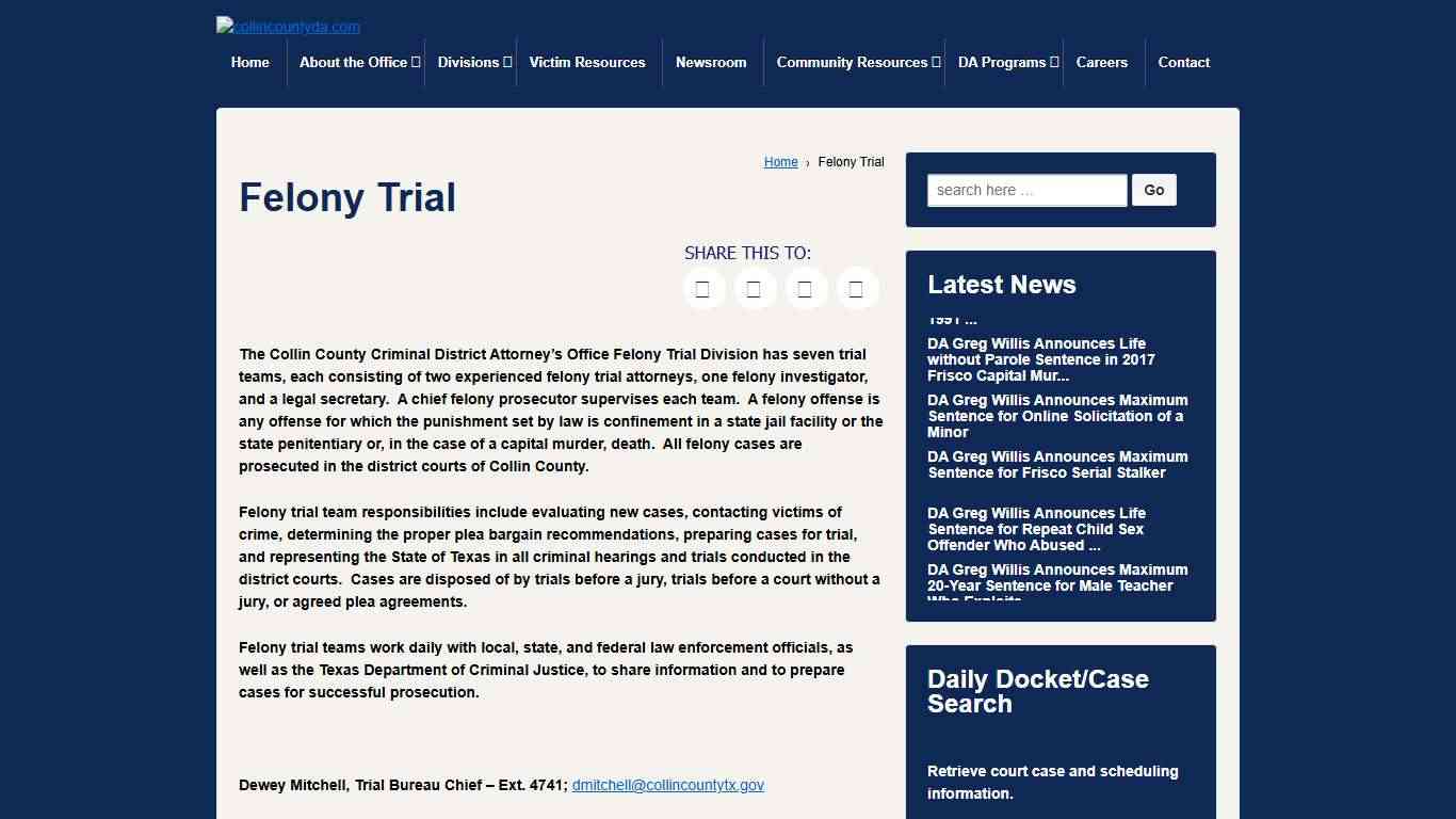 Felony Trial – collincountyda.com